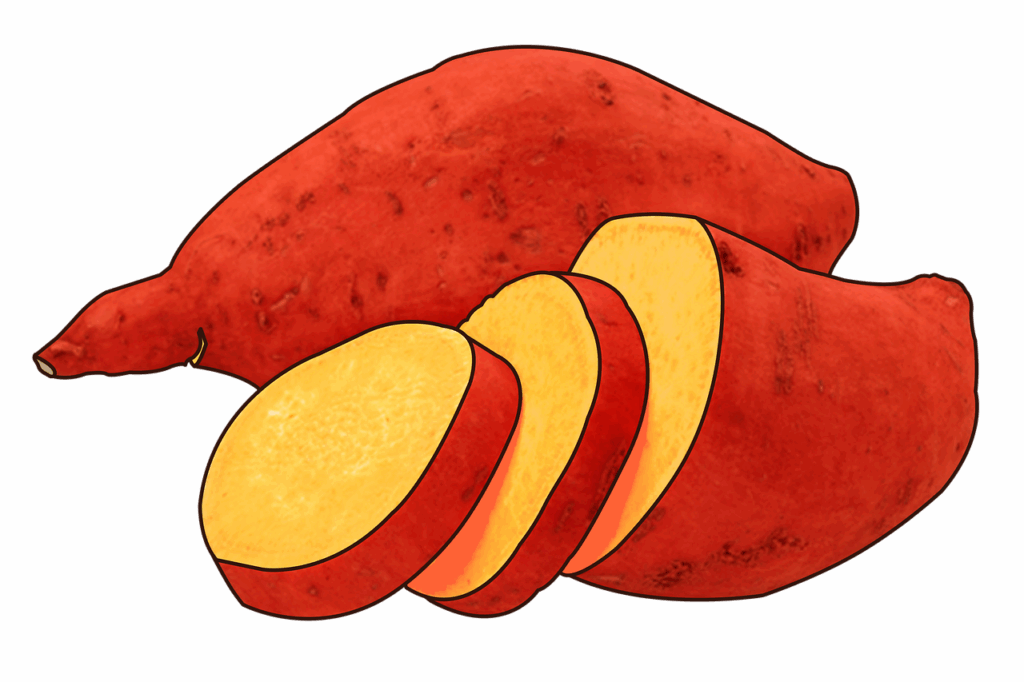 Diné d'octobre, patate douce