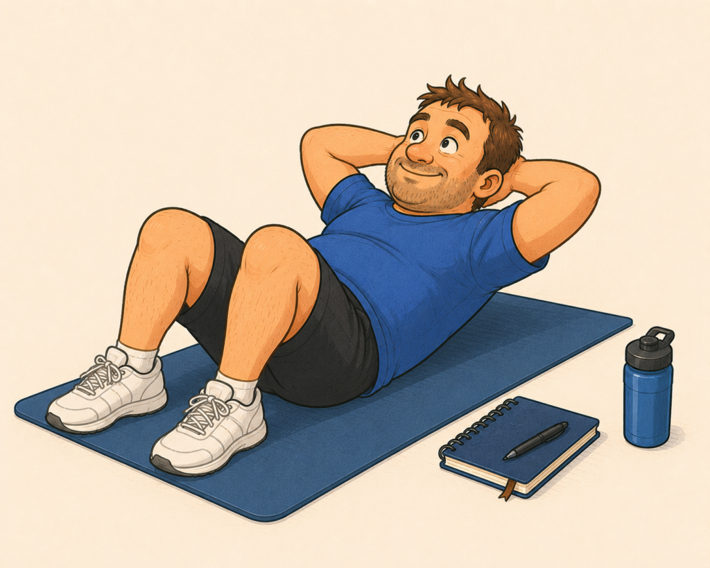 Sam reprend le sport : Semaine 7, les abdos arrivent